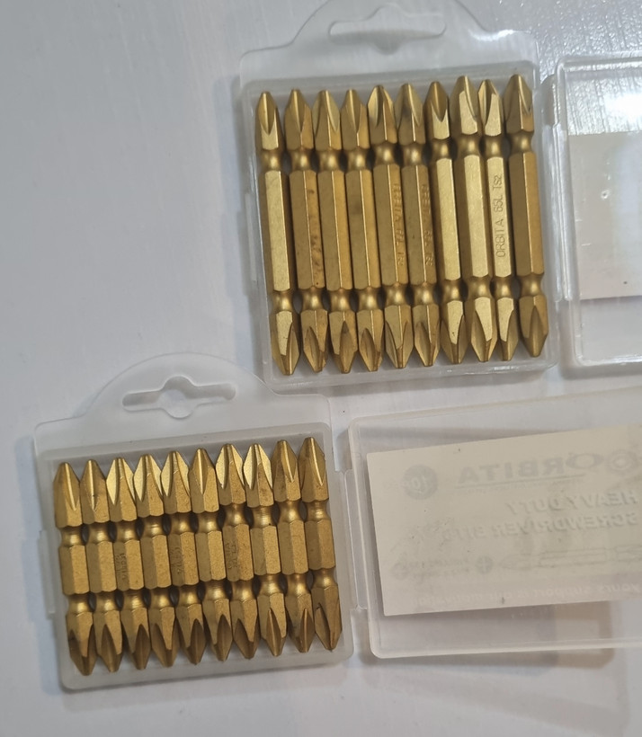 مجموعه ۱۰ عددی سری پیچ گوشتی دوسر چهار سو 65mm مدل اوربیتا