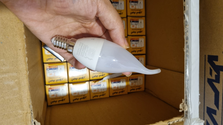 لامپ اشکی ۷ وات آفتابی امید نور lED