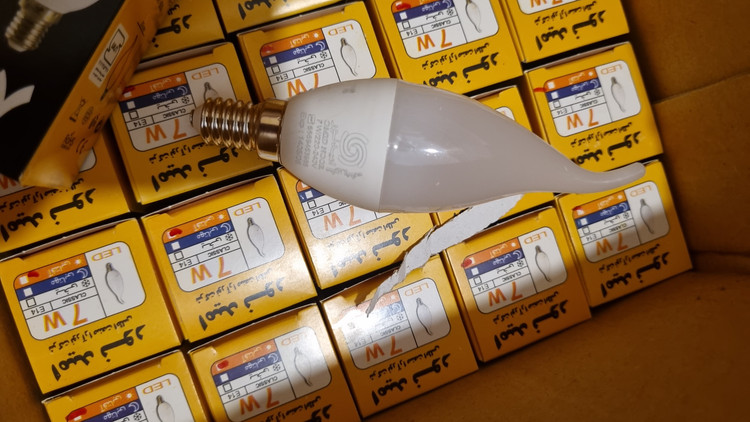 لامپ اشکی ۷ وات آفتابی امید نور lED