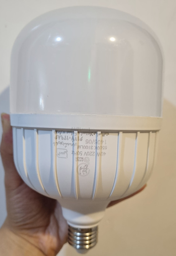 لامپ40 وات مهتابی استوانهای اسرانور LED