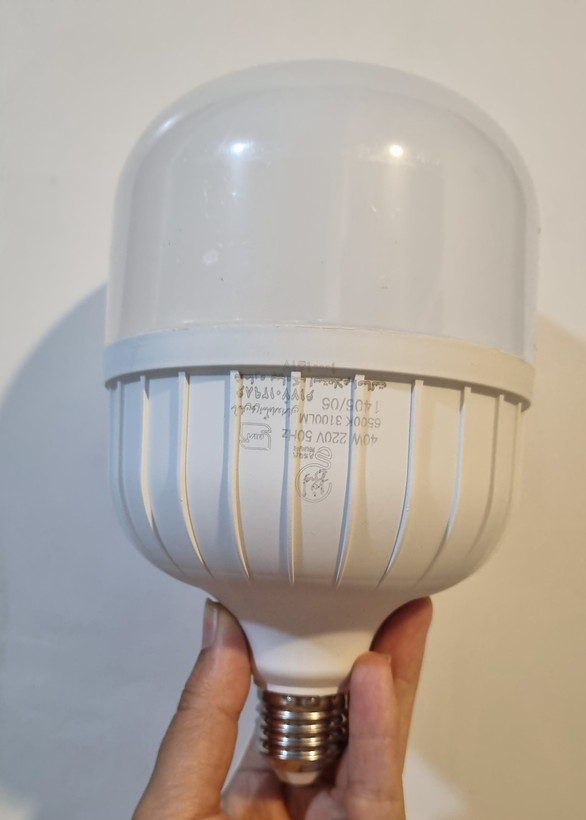 لامپ40 وات مهتابی استوانهای اسرانور LED
